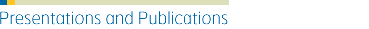 Presentations and Publications